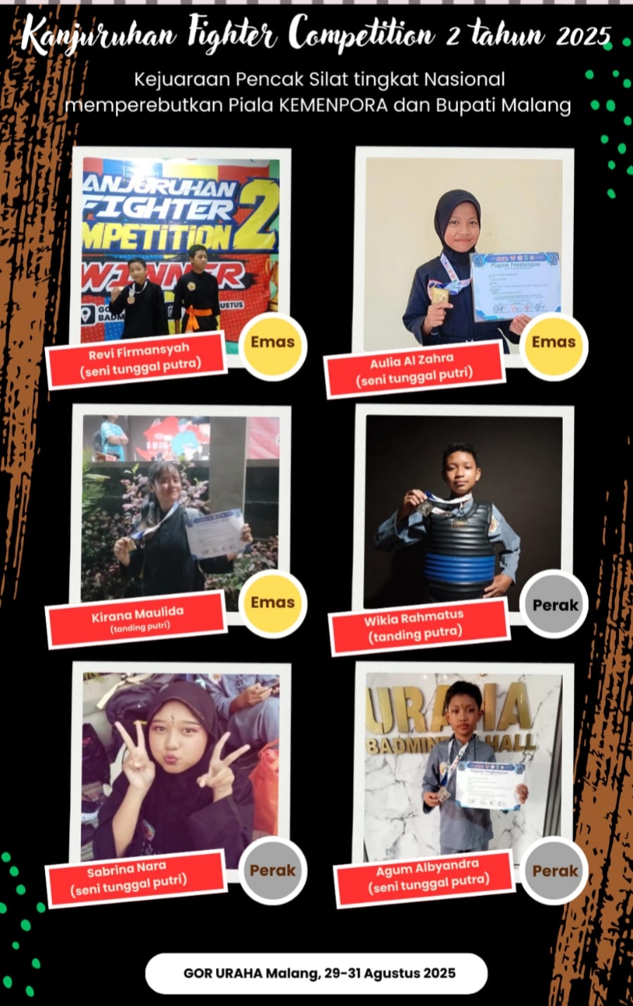 Siswa berprestasi.