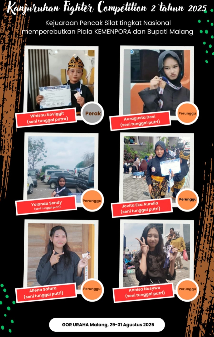 Siswa berprestasi.