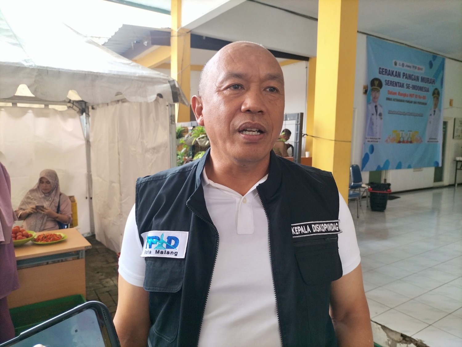 Kepala Dinas Koperasi, Perindustrian dan Perdagangan (Diskopindag) Kota Malang, Eko Sri Yuliadi. Foto: Tugusatu/Bagus Suryo
