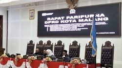 Rapat paripurna DPRD Kota Malang tentang pengesahan Ranperda PT Bank Perekonomian Rakyat (BPR) Tugu Artha Sejahtera, Kamis (14/8). Foto: Tugusatu/Bagus Suryo
