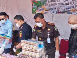 Musnahkan Barang Bukti di Kejari Malang, Wali Kota Malang Tekankan Bersama Perangi Narkoba