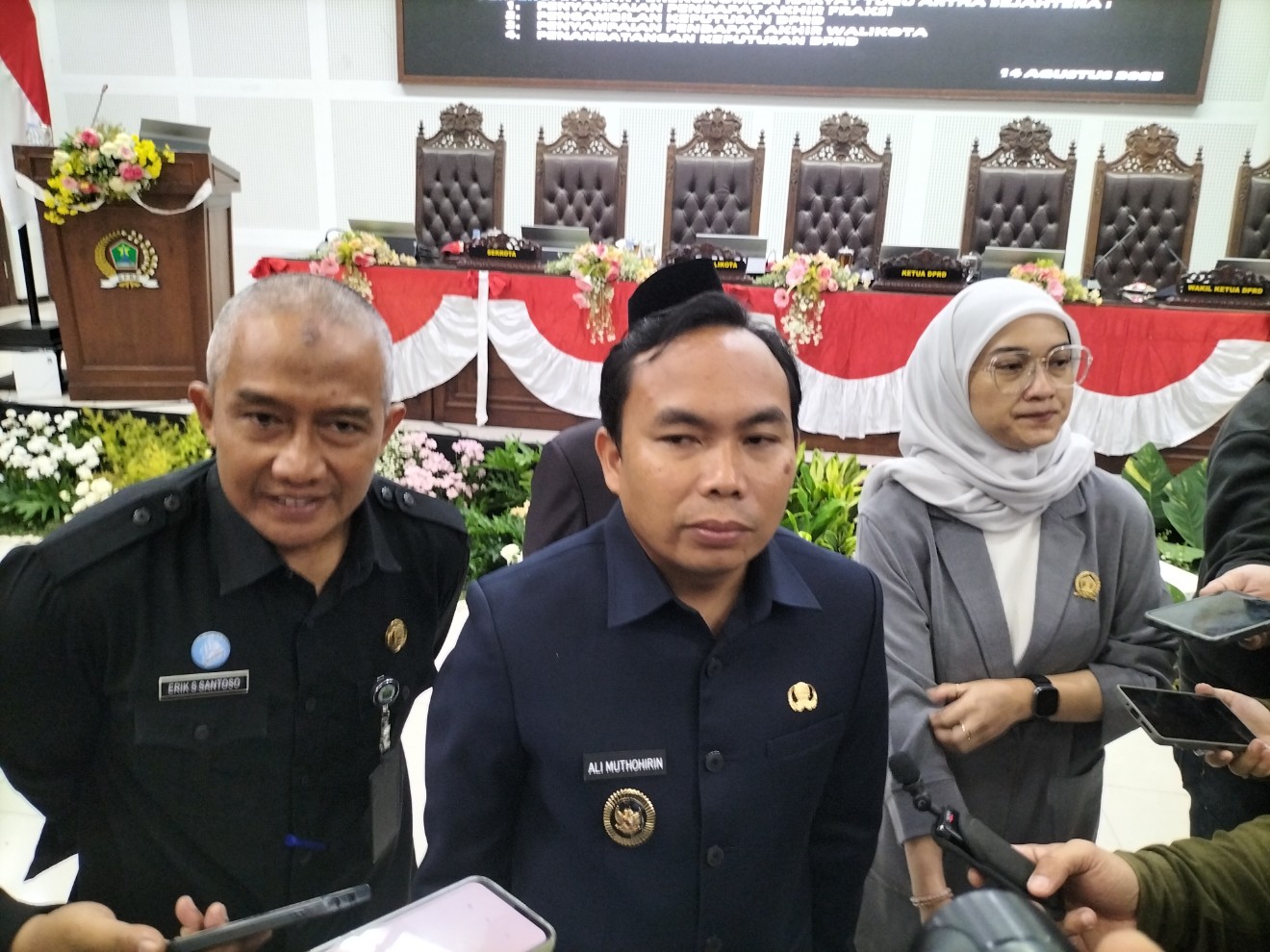 Wakil Wali Kota Malang, Ali Muthohirin dorong BPR Tugu Artha Sejahtera terapkan digitalisasi. Foto: Tugusatu/Bagus Suryo