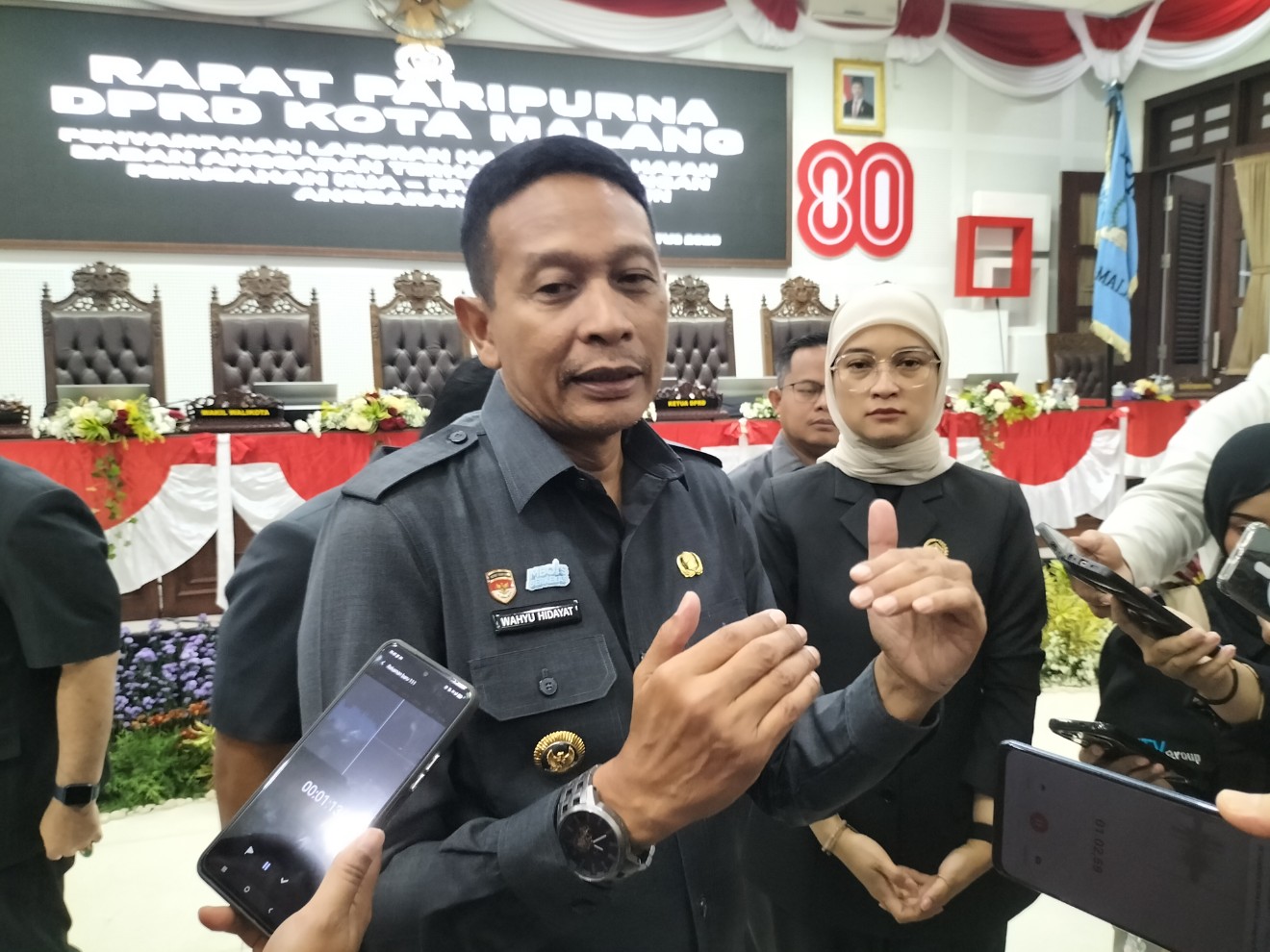 Wali Kota Malang Wahyu Hidayat. Foto: Tugusatu/Bagus Suryo