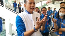 Wali Kota Malang Wahyu Hidayat usai pemaparan verifikasi lanjutan Kabupaten/Kota Sehat (KKS) Tingkat Nasional 2025 di Ngalam Command Center (NCC), Senin (11/8). Foto: Tugusatu/Bagus Suryo