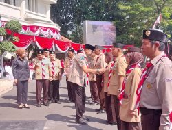 Wali Kota Wahyu Kukuhkan Pramuka Garuda Jadi Teladan Generasi Muda