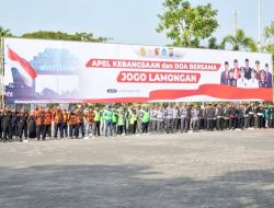 Apel Kebangsaan Dan Doa Bersama Tegaskan Komitmen Jogo Lamongan