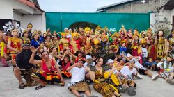 Peserta karnaval di Desa Pandanlandung, Kecamatan Wagir, Kabupaten Malang, Jawa Timur. Foto: Martha untuk Tugusatu