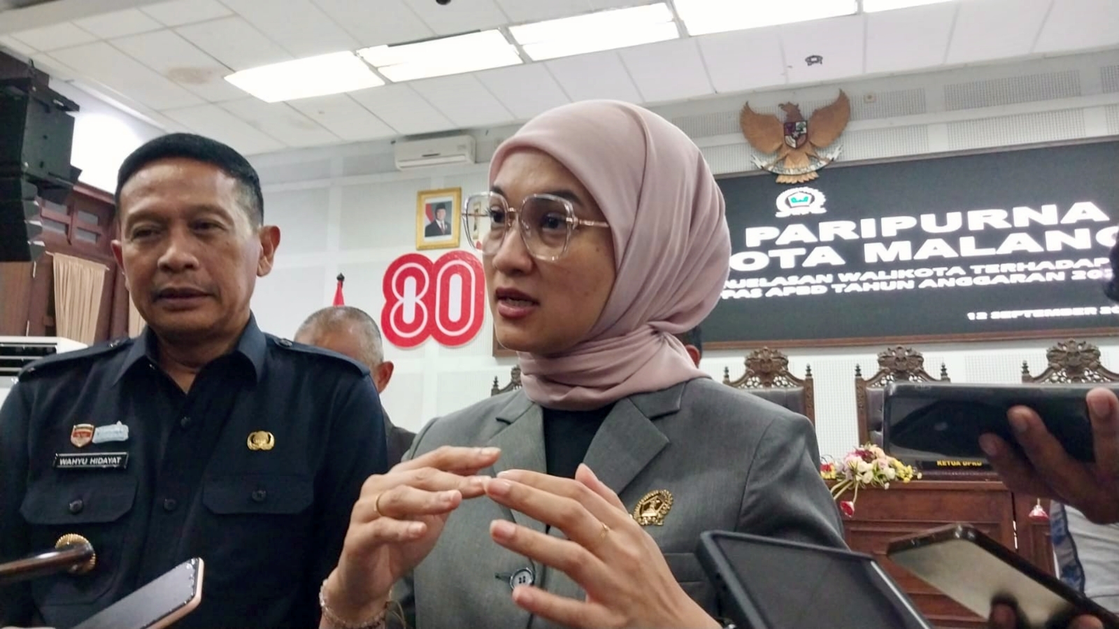 Ketua DPRD Kota Malang Amithya Ratnanggani Siraduhita. Foto: Tugusatu/Maghfirotul Hasanah