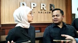 Ketua DPRD Kota Malang, Amithya Ratnanggani Siraduhita dan Wakil Ketua DPRD Kota Malang Trio Agus Purwono, Kamis (4/9). Foto: Tugusatu/Bagus Suryo