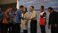Wali Kota Malang Wahyu Hidayat membuka Diklat pengurus dan pengawas koperasi merah putih. Foto: dok Prokompim Kota Malang