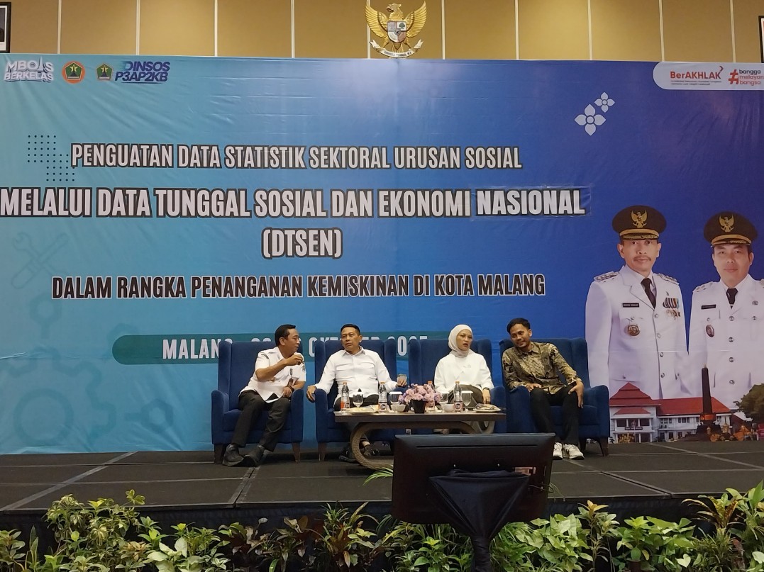 Pemkot Malang pemutakhiran data penerima bantuan sosial. Foto: Tugusatu/Maghfirotul Hasanah