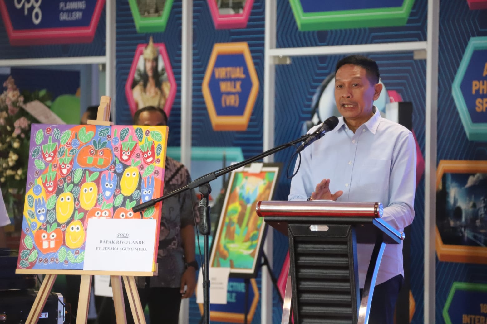Wali Kota Malang Wahyu Hidayat saat Malang Autism Colors 2025 di MCC. Foto-foto: Bagian Prokompim Kota Malang
