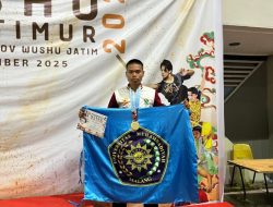 Mahasiswa Vokasi UMM Raih Juara 3 di Kejurprov Wushu 2025