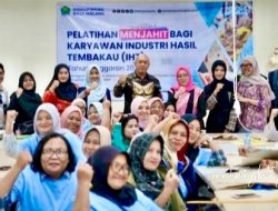 Majukan Ekraf Subsektor Fesyen, Pemkot Malang Gelar Pelatihan Menjahit untuk Pekerja Industri Hasil Tembakau