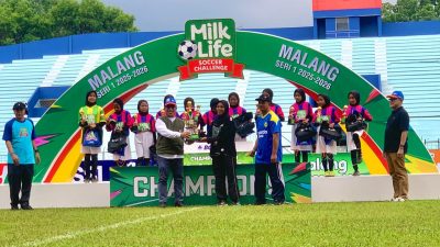 MI Al Ihsan dan SDN Mojorejo 01, Dua Jawara Sepak Bola Putri di Ajang MLSC Seri 1 Malang