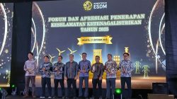 PT PLN Nusantara Power Unit Pembangkitan Brantas (PLN NP UP Brantas) menorehkan prestasi meraih Penghargaan di ajang Forum dan Apresiasi Penerapan Keselamatan Ketenagalistrikan (K2) Tahun 2025. Foto: Dok. PLN NP UP Brantas