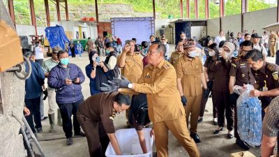 Pemusnahan Barang Bukti Kejari Batu