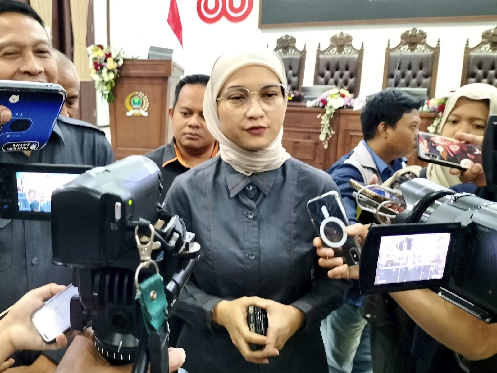 Ketua DPRD Kota Malang, Amithya Ratnanggani Sirraduhita membuat terobosan guna memperkuat fiskal daerah. Foto: Tugusatu/Bagus Suryo
