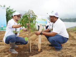 Sukseskan HMPI 2025, PLN NP UP Brantas Terlibat Dalam Aksi Tanam 10.000 Pohon di Sekitar Waduk Selorejo