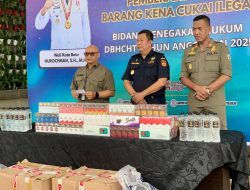 Kerugian Mencapai 73 Juta, Bea Cukai dan Pemkot Batu Amankan 94 Ribu Rokok Ilegal