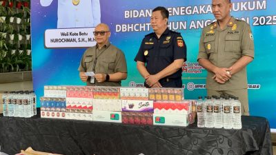 Peredaran rokok ilegal Batu
