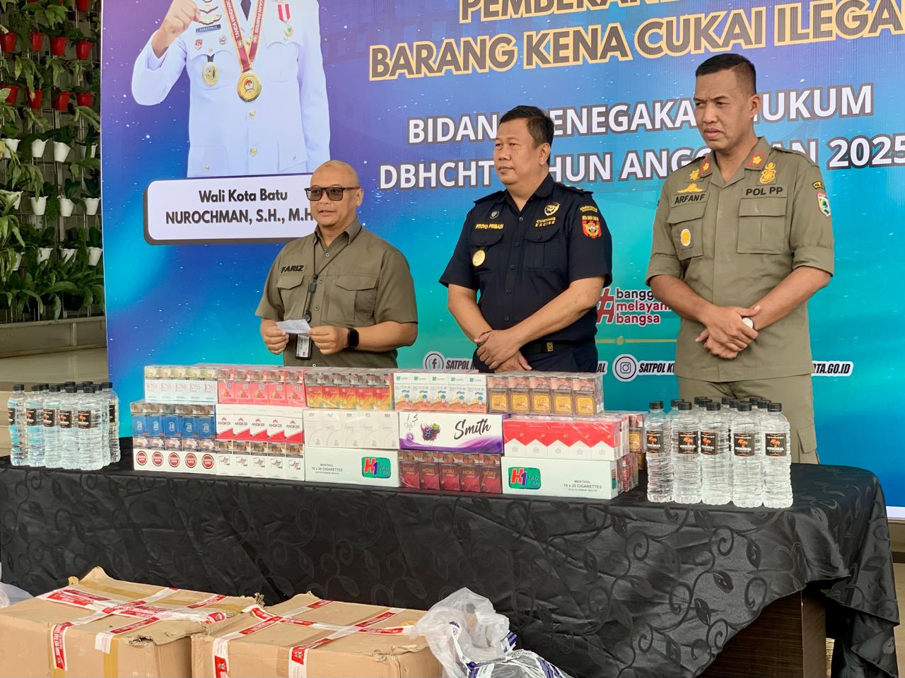 Peredaran rokok ilegal Batu