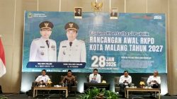 Forum konsultasi publik rancangan awal Rencana Kerja Pemerintah Daerah (RKPD) tahun 2027 di Kota Malang, Jawa Timur, Rabu (28/1/2026). Foto: Tugusatu/Maghfirotul Hasanah