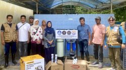 Distribusi Alat Penjernih, Tandon dan Genset di Jorong Duku, Kabupaten Agam, Provinsi Sumatra Barat. Foto: Dok. Humas Universitas Brawijaya