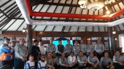 Peserta Gowes Peduli Sumatra di Balai Kota Malang, Jawa Timur. Foto: Tugusatu/Maghfirotul Hasanah