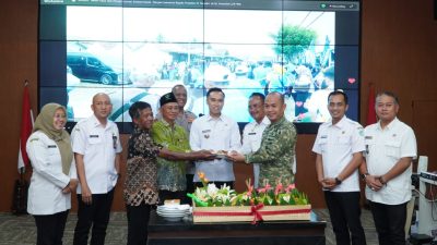 Pemkab Lamongan bersama kelompok tani berkontribusi wujudkan swasembada pangan. Foto: Tugusatu/Ahmad Yakub