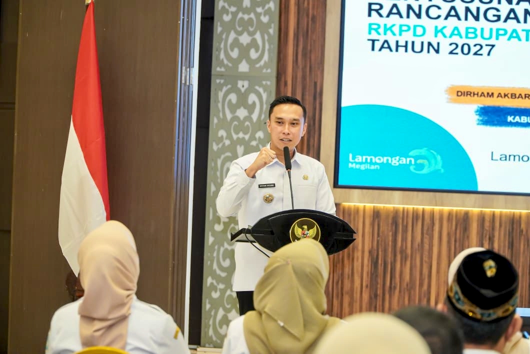 Wakil Bupati Lamongan Dirham Akbar Aksara. Foto: Tugusatu/Ahmad Yakub