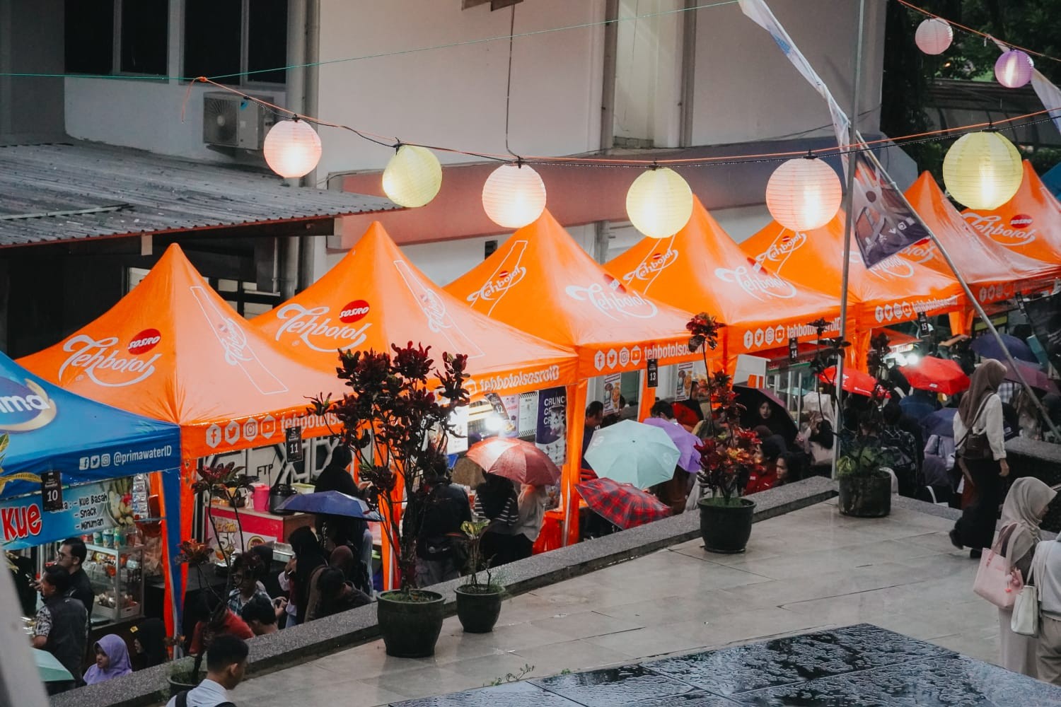 Bazaar Kampoeng Ramadan 2026 di area Masjid Raden Patah Universitas Brawijaya. Istimewa
