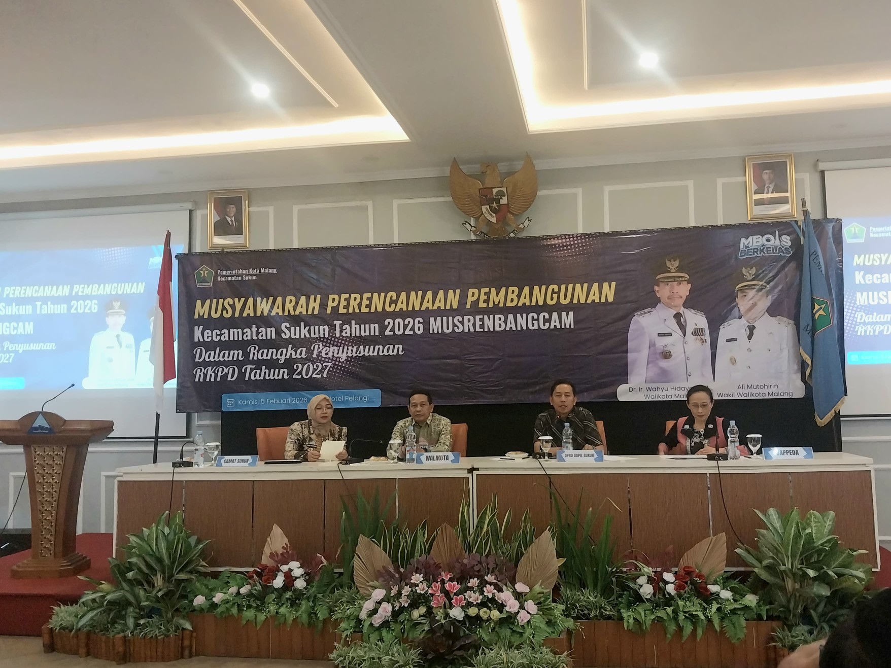 Musrenbang di Kecamatan Sukun, Kota Malang, menampung usulan program RT Berkelas. Foto: Tugusatu/Maghfirotul Hasanah