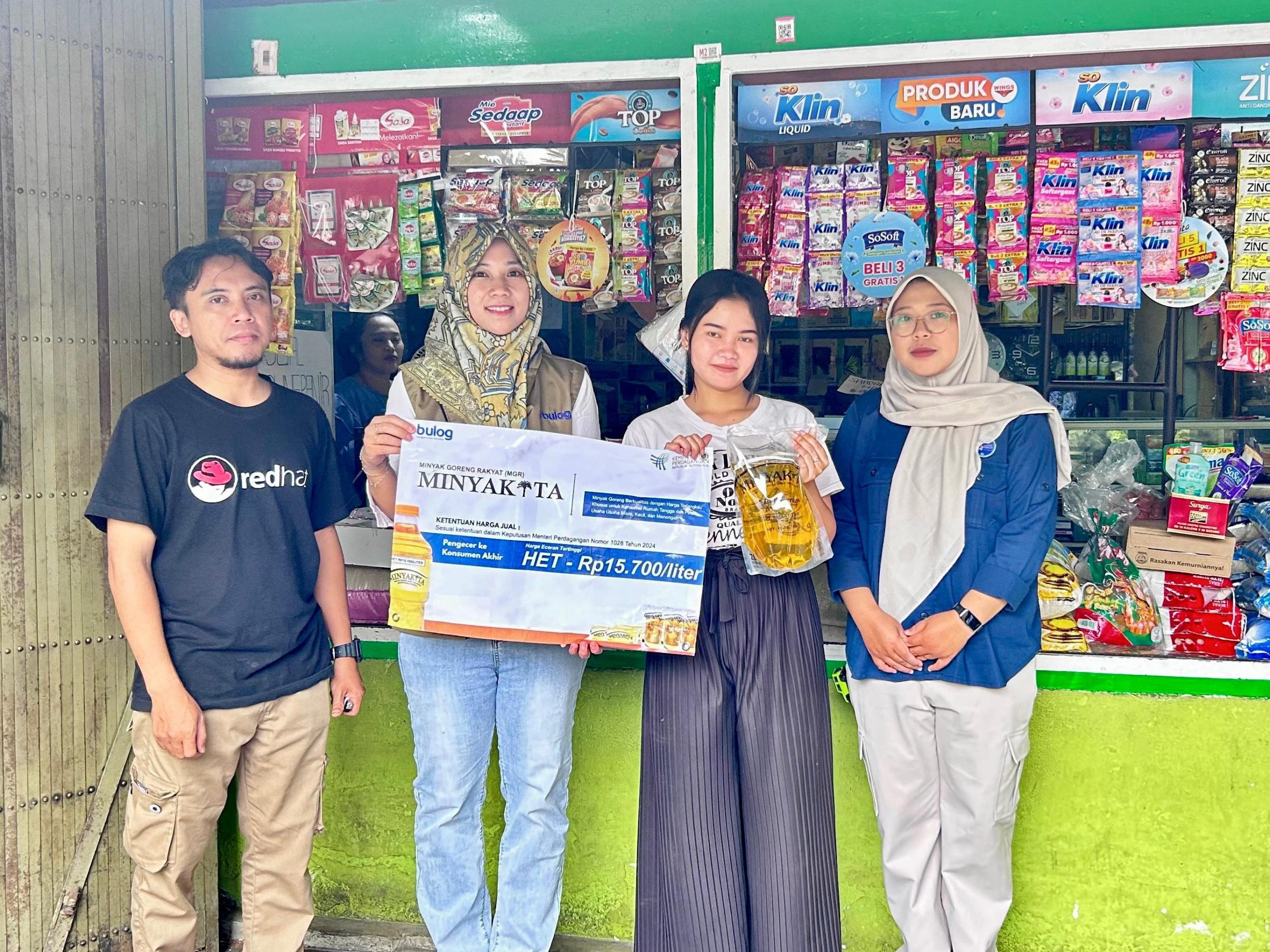 Penyaluran Minyakita di Pasar Bunulrejo. Istimewa