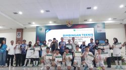 Siswa SMP di Kota Malang mengikuti Bimbingan Teknis Penyaluran Aspirasi dan Kreativitas Peserta Didik dan Simpel Satu Rekening Satu Pelajar, di Gedung Graha Purva, Kedungkandang, Kota Malang, Rabu (11/2/2026). Foto: Tugusatu/Maghfirotul Hasanah