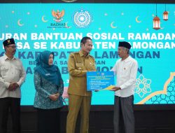 TP PKK Lamongan Gandeng Baznas Salurkan Bansos Ramadan