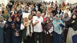 Kepala Bidang UMKM Diskopindag Kota Malang, Farid Suaidi bersama 150 pelaku usaha meluncurkan dimulainya program pendampingan UMKM terpilih 2026. Foto: Tugusatu/Bagus Suryo