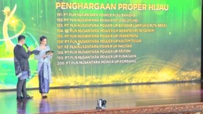 PLN NP UP Brantas Kembali Raih Proper Hijau