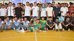 Atlet futsal Kabupaten Lamongan. Foto: Tugusatu/Ahmad Yakub/ist