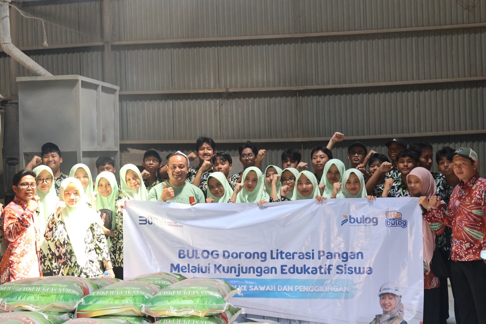 Kegiatan Eduwisata Siswa MAN 1 Kota Malang ke Bulog Cabang Malang, Kamis (23/4/2026). Istimewa