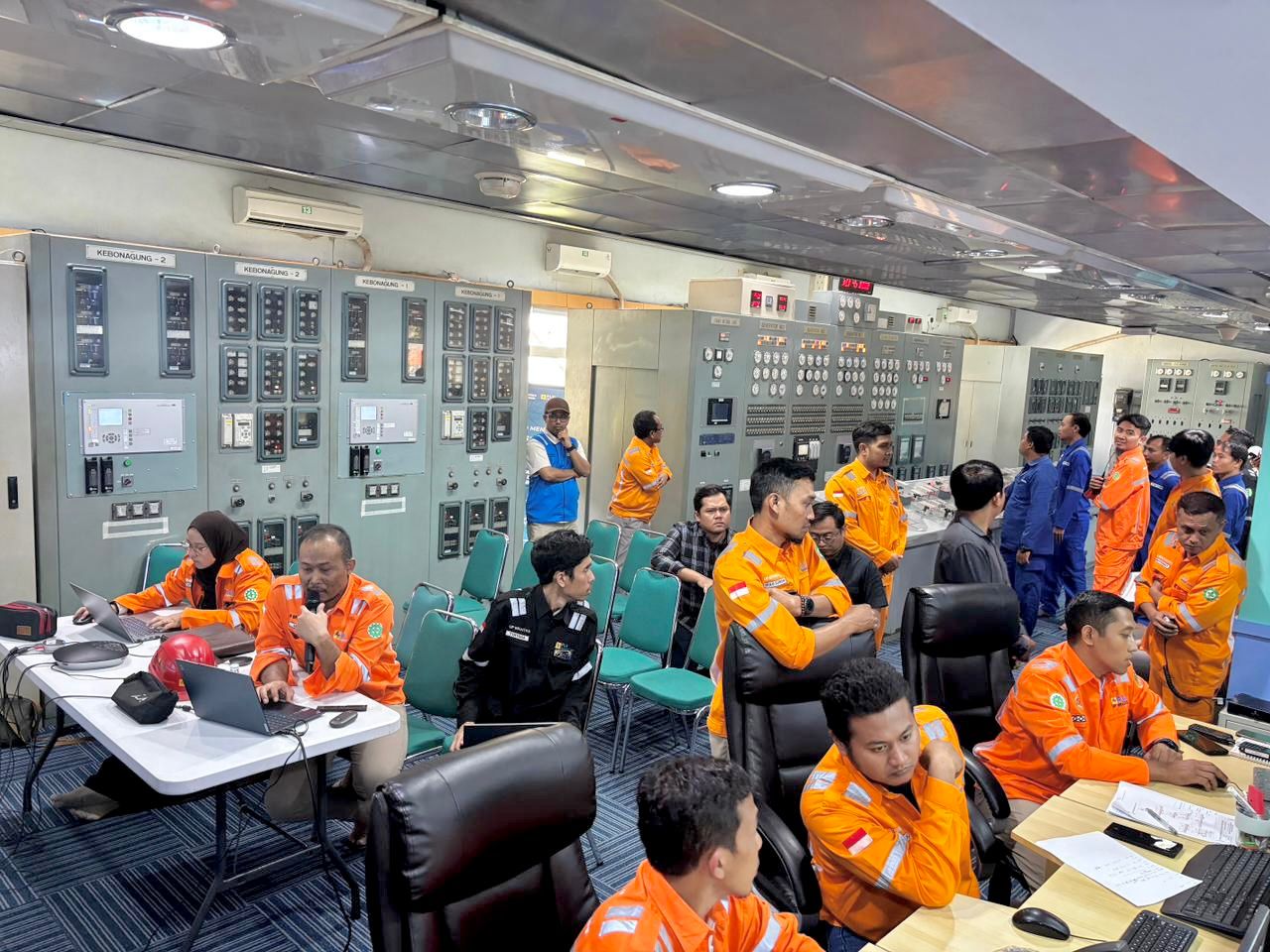 Brantas (PLN NP UP Brantas) bersama PT PLN (Persero) Unit Pelaksana Pengatur Beban (UP2B) Jawa Timur sukses melaksanakan Uji Black Start dan Line Charging PLTA Sutami. Foto: PLN NP UP Brantas