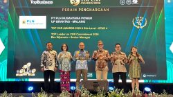 PLN NP UP Brantas Raih 2 Penghargaan Top CSR Awards 2026 Melalui Program Batik Seng Naik Kelas