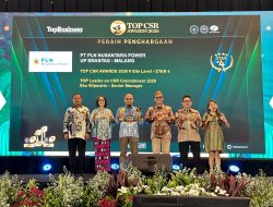PLN NP UP Brantas Raih 2 Penghargaan Top CSR Awards 2026 Melalui Program Batik Seng Naik Kelas