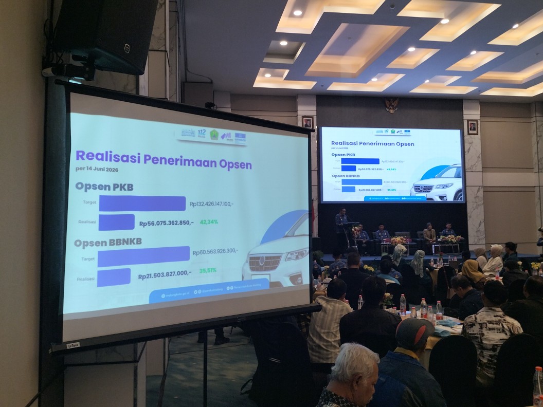 Sosialisasi opsen PKB dan opsen BBN-KB tahun 2026.
