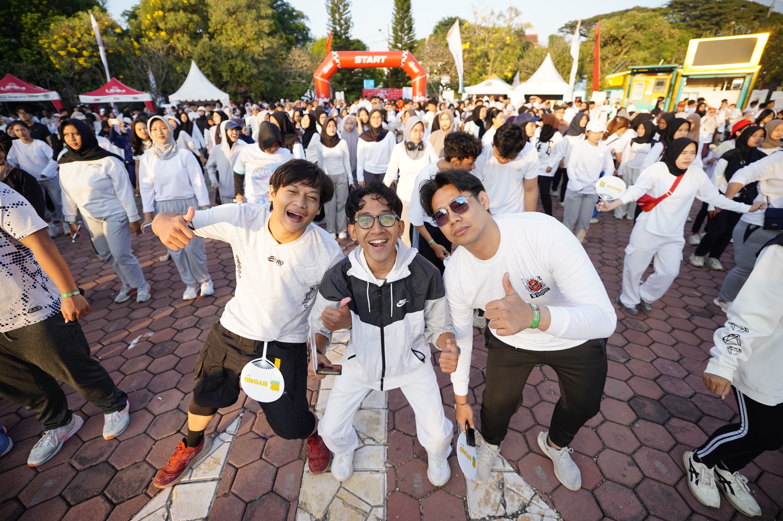 Kemeriahan Gebyar Fun Tahes Rector 2026 di di Helipad Kampus III, Minggu (7/6/2026). Istimewa