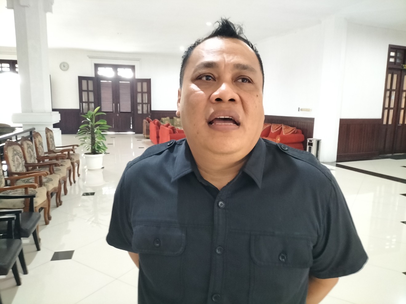Ketua Fraksi Partai Gerindra yang juga Anggota Komisi A Bidang Pemerintahan DPRD Kota Malang, Danny Agung Prasetyo. Foto: Tugusatu/Bagus Suryo