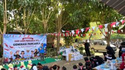 PT PLN Nusantara Power Unit Pembangkitan Brantas (PLN NP UP Brantas) menggelar serangkaian perlombaan di Sekolah Alam Madrasah Ibtidaiyah Bilingual Al-Ikhlas (MIBA) Sengguruh Kepanjen, Kabupaten Malang, Jawa Timur, Kamis (11/6/2026). Foto: PLN NP UP Brantas
