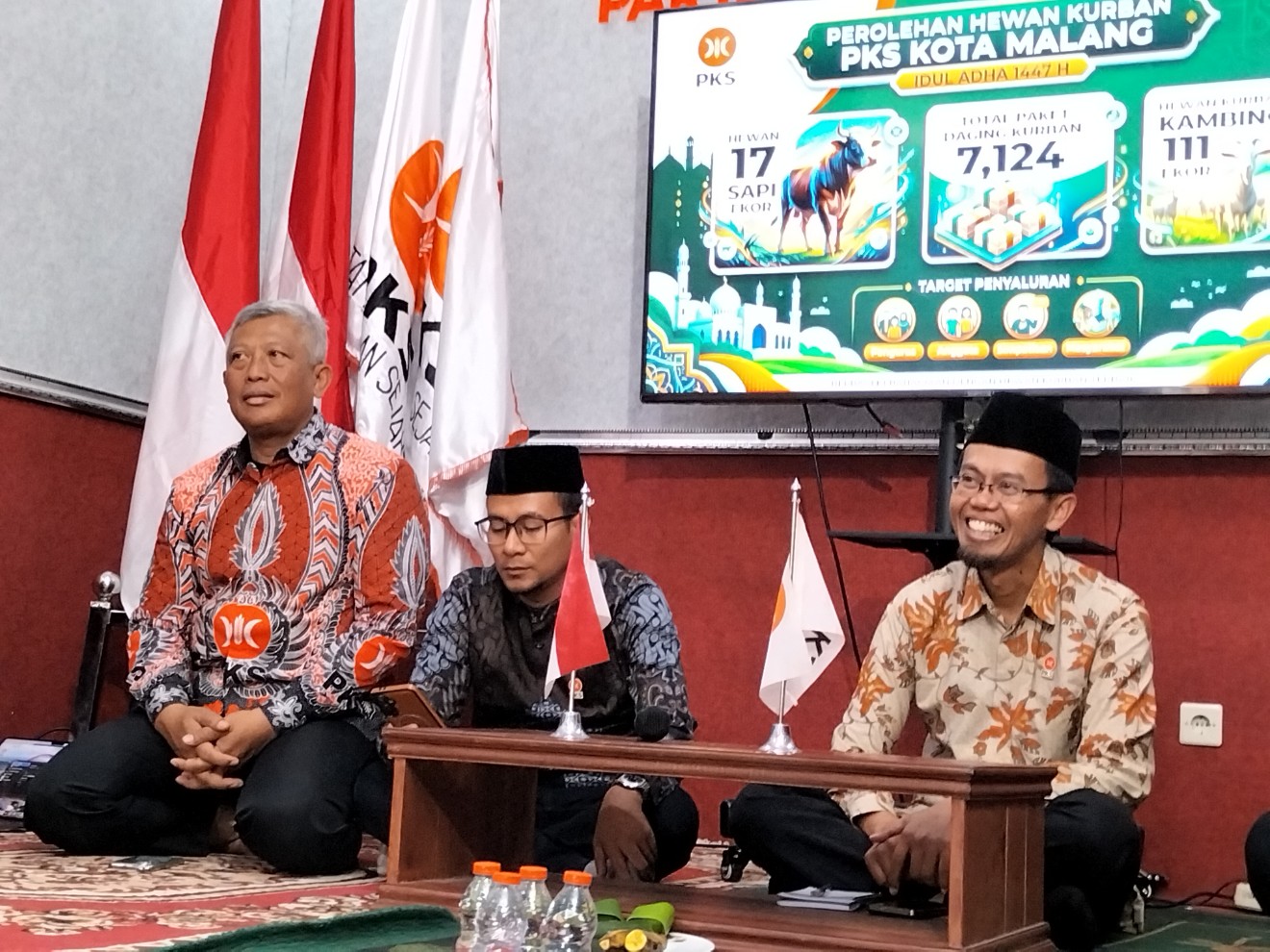 Partai Keadilan Sejahtera (PKS) menjadikan perayaan Idul Adha 1447 Hijriah sebagai momentum berbagi dan pemberdayaan masyarakat. Foto: Tugusatu/Bagus Suryo