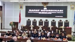 DPRD Kota Malang, Jawa Timur, rapat koordinasi mendorong optimalisasi pelayanan guna mendongkrak kinerja Universal Health Coverage (UHC) melibatkan Pemkot dan BPJS Kesehatan, Rabu (24/6/2026). Foto: Tugusatu/Bagus Suryo