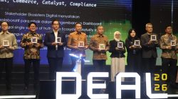 Wali Kota Malang Wahyu Hidayat turut mendeklarasikan komitmen memperkuat agenda nasional untuk mencapai transformasi dan kematangan ekosistem digital Indonesia pada forum Digital Ecosystem Alignment (DEAL) 2026 di Jakarta, Selasa (23/6). Foto: Bagian Prokompim Kota Malang